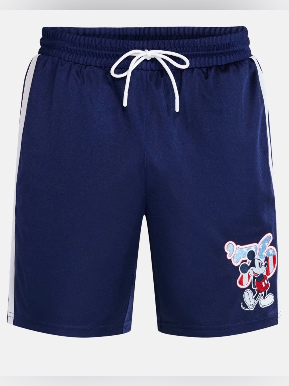 NWT Disney Mickey Mouse 76 Men’s XS Navy Athletic Shorts 9” Inseam